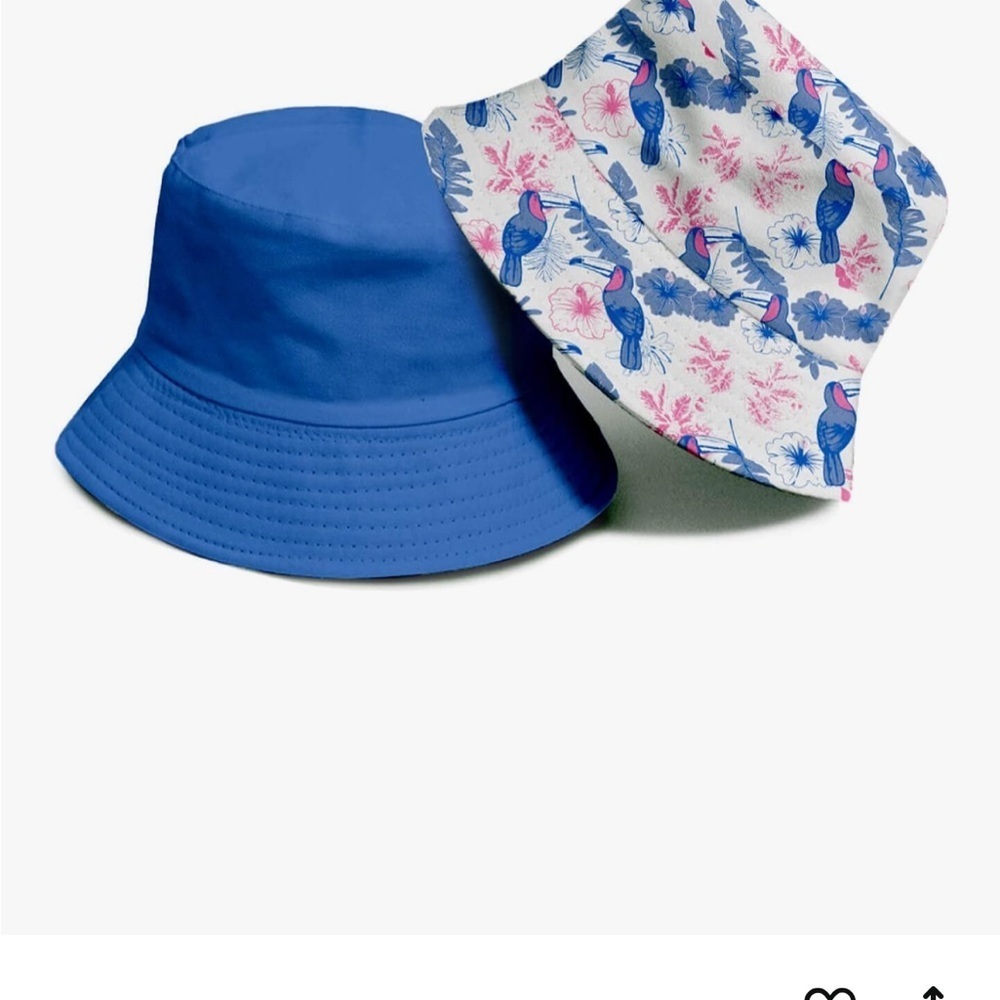 NWT Tipsy Elves Toucan  Tango Reversible Bucket Hat  L/XL